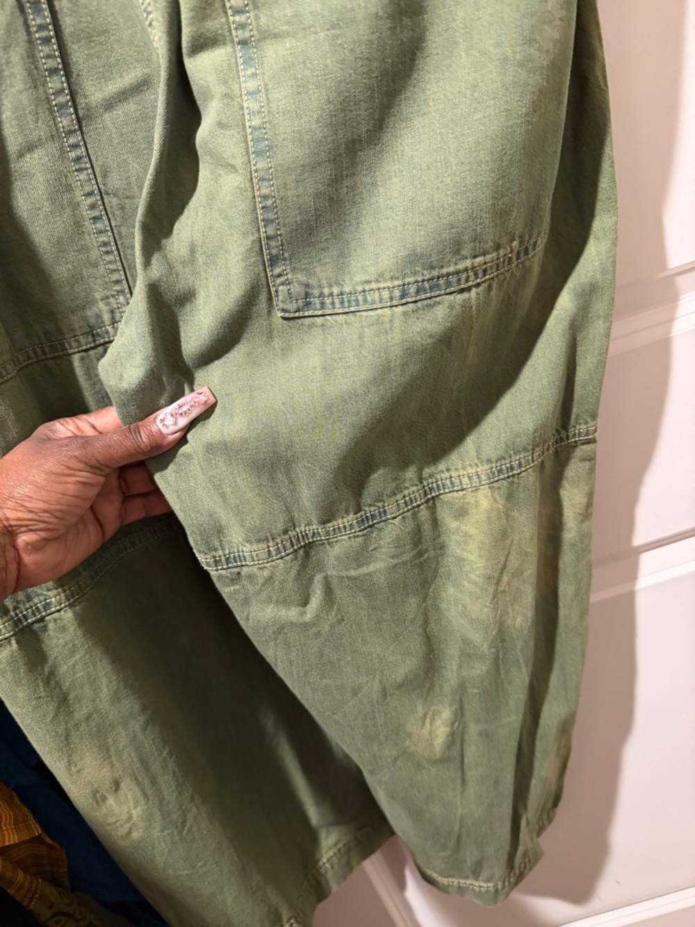 We The Free EverGreen Margarita Jumpsuit Size XS 🔥 look at the acid wash color - Picture 8 of 8